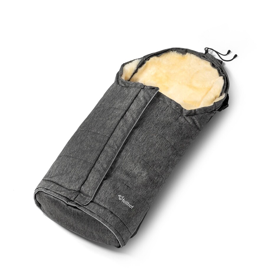 Fellhof Lammfellsack Garmisch, Beige Melange, Beige Melange